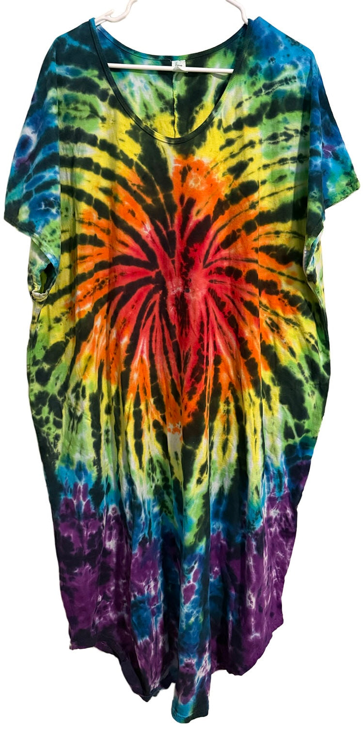 Rainbow Sunburst dress 2XL