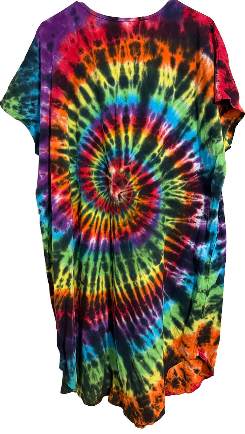 Rainbow Chaos Spiral dress L